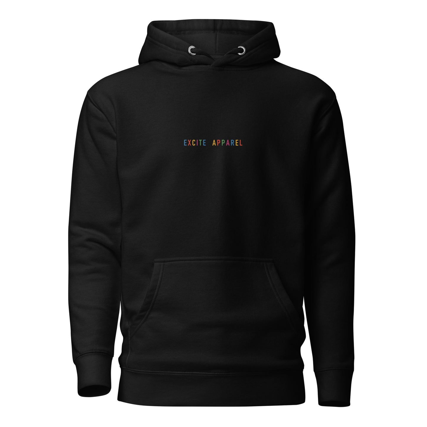 Excite Apparel Colored Hoodie (Embroidered)