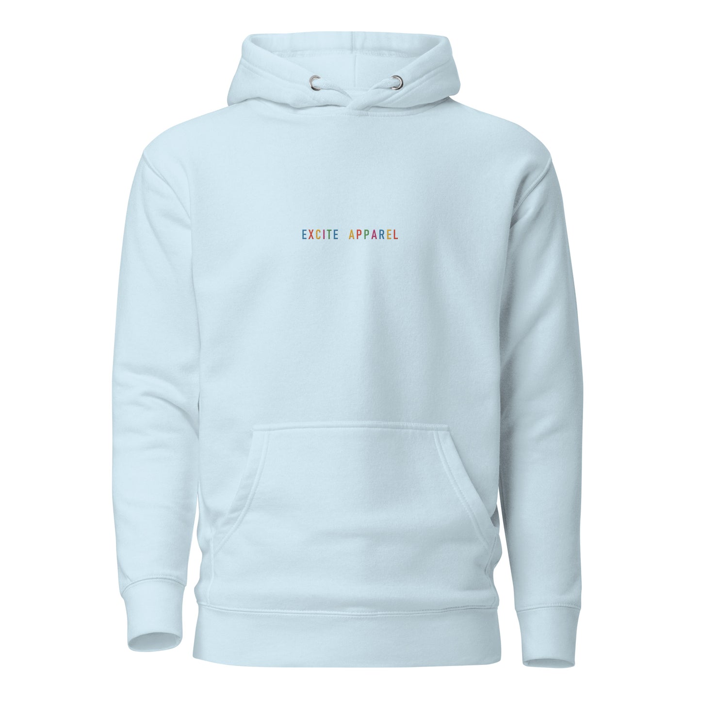 Excite Apparel Colored Hoodie (Embroidered)